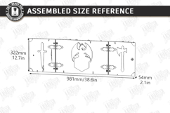 DM Screen Laser Cut | Game Master Screen | RPG Games | CNC Product Image 7