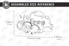 Cloud Night Light Laser Bundle | Nursery Decor | Kids Laser Product Image 20