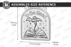 To Be Read Shelf Decor Laser Cut | Hanging Home Decor | CNC Product Image 2