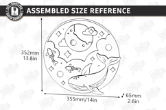 Kids Lamp Laser Cut Bundle | Animal Night Light | Nursery Product Image 22