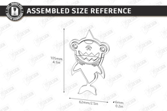 Animal Clothespin Puppets Laser Cut | Moving Mouth Toy SVG Product Image 2