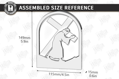 Easter Night Light Laser Cut | Religious LED Light SVG | CNC Product Image 3