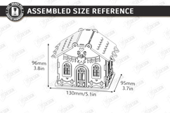 Valentine Candle Houses Laser Cut Bundle|Mini Houses|Love Product Image 16