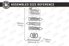 Easter Egg Hunt Sign Laser Cut | Outdoor Easter Sign Stakes Product Image 2