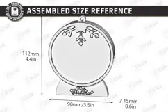 Personalized Christmas Family Hanging Ornament Laser Cut SVG Product Image 2