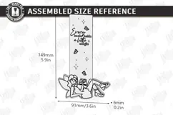 Funny Legs Bookmark Laser Cut | Fairy Wooden Bookmarks Laser Product Image 2