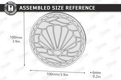Stained Glass Coasters Laser Cut Bundle | Art Coasters | CNC Product Image 11