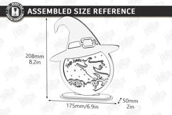 Witch Decor Laser Cut | Halloween Laser | Witch Signs | CNC Product Image 2