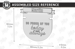 Graduation Bracelet Holder Laser Cut Bundle | Grad 2026 |CNC Product Image 4