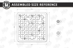 Board Game Labyrinth Laser Cut | Maze Game | Logic Games SVG Product Image 2