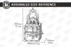 Christmas Kinetic Toy Laser Cut | 3D Nativity Scene | CNC Product Image 2