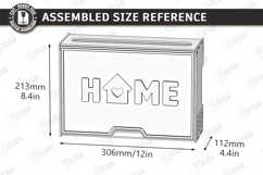 Decorative Wi-Fi Router Hiding Box Laser Cut Bundle | Home Product Image 26