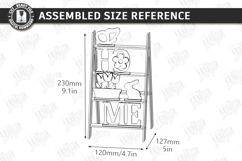 Mini Decorative Ladder Shelf Laser Cut Bundle | Tiered Tray Product Image 15