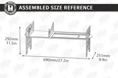 3D Wooden Bed Tray Table Laser Cut | Laptop Tray | Home SVG Product Image 3