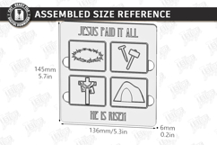 He Is Risen Puzzle Laser Cut | Christian Easter Story | CNC Product Image 2