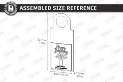 Wine Bottle Tag Laser Cut | Wine Accessory | Drinkware Décor Product Image 2