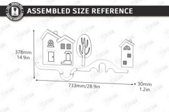 Kids Wall Marble Track Laser Cut Bundle | Wooden Marble Run Product Image 5