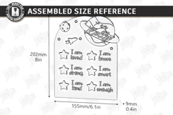 Personalized Daily Affirmations for Kids Laser Cut Bundle Product Image 25