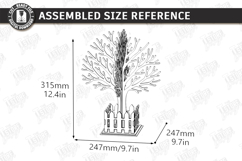 Family Easter Tree Laser Cut | Easter Table Decor | Spring Product Image 2