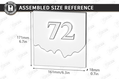 Modern House Number Signs Laser Cut Bundle | Address Plaque Product Image 16