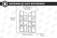 3D Halloween Layered Wall Decor Laser Cut | Night Light |Bat Product Image 2