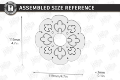 Kumihimo Disc Laser Cut Bundle | Braiding Boards | Craft Kit Product Image 15