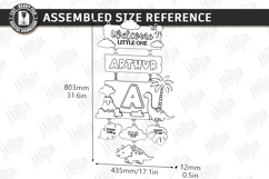 Baby Wall Sign Laser Cut Bundle | Nursery Decor | Kids Laser Product Image 4