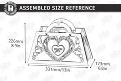 Flowers Basket Laser Cut | Floral Basket | Bouquet Holder Product Image 2