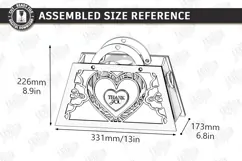 Flowers Basket Laser Cut | Floral Basket | Bouquet Holder Product Image 2