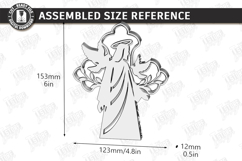 Easter Night Light Laser Cut | Religious LED Light SVG | CNC Product Image 3