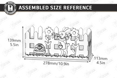 Easter Decor Laser Cut | Spring Floral Box | Easter Basket Product Image 2