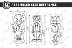 Animals Puzzles Laser Cut Bundle | Mix and Match Games SVG Product Image 16