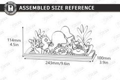 Modular Wooden Animal Scene SVG Montessori Laser Cut Toy SVG Product Image 3