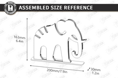 Cable Organizer Laser Cut|Desk Cord Holder|Office Design SVG Product Image 2