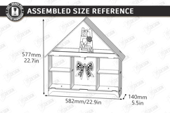 Farmhouse House Shelves Laser Cut Bundle | Rustic Wall Shelf Product Image 20