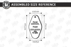 Sarcastic Motel Keychains Laser Cut Bundle | Sassy Key Tags Product Image 21