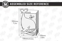 Forest Animals Pencil Holders Laser Cut Kit | Desk Organizer Product Image 4