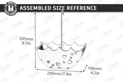 Umbrella Flower Box Laser Cut | Bridal Shower Gift Box Kit Product Image 4