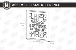 S’mores Station Sign Laser Cut | Outdoor Décor | Rustic SVG Product Image 2