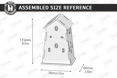Wooden Mini House Nightlight Laser Cut Bundle | Home Decor Product Image 20