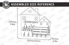 Personalized Family Key Holder Laser Cut Bundle | Wall Decor Product Image 11