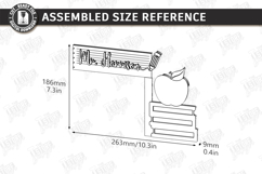 Teacher Door Corner Laser Cut | Classroom Decor SVG Product Image 2