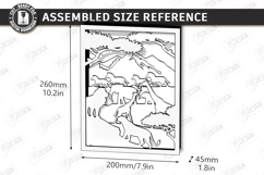 3D Layered Shadow Boxes Laser Cut Bundle | Wall Decor | CNC Product Image 11