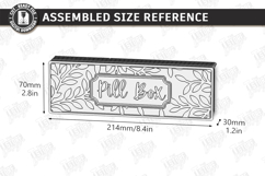 Weekly Pill Box Organizers Laser Cut Bundle | Pillbox Design Product Image 17