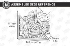 Kitchen Decor Laser Cut Mini Kit | 5 Ornate Wood Designs Product Image 6