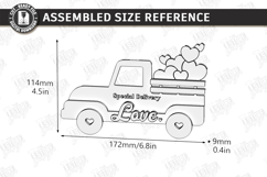 Valentine's Day Tiered Tray Laser Cut | Romantic Sign SVG Product Image 3