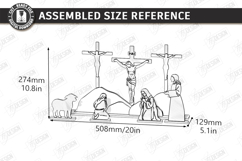 Easter Resurrection Scene Laser Cut | Holy Week SVG | CNC Product Image 2