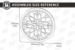 Kitchen Decor Laser Cut Mini Kit | 5 Ornate Wood Designs Product Image 7