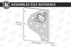 Notebook Cover Laser Cut | Floral and Geometric Planner SVG Product Image 2