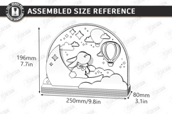 Kids Night Light Stand Laser Cut | 3D Bedroom Table Lamp SVG Product Image 2